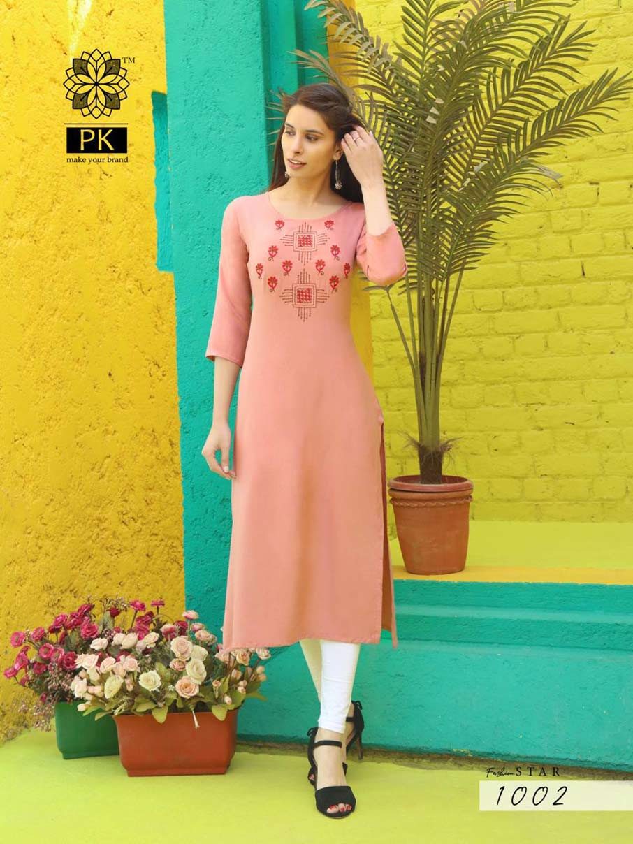 Fashion Star Vol-1 Rayon Designer Kurtis Collection Fashion Star Vol-1 Rayon Designer Kurtis Collection